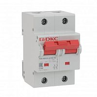 Выключатель автоматический модульный 2п C 100А 20кА YON MD125 | код MD125-2C100 | DKC